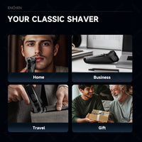 ENCHEN Blackstone-C Electric Rotary Shaver – 3D Floating, Washable, USB-C Rechargeable
