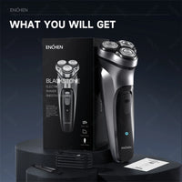 ENCHEN Blackstone – Electric Shaver 3D, USB-C Rechargeable, Washable Beard Trimmer